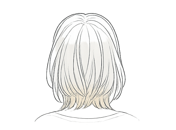 襟足の強いうねりや広がりに悩む大人女性