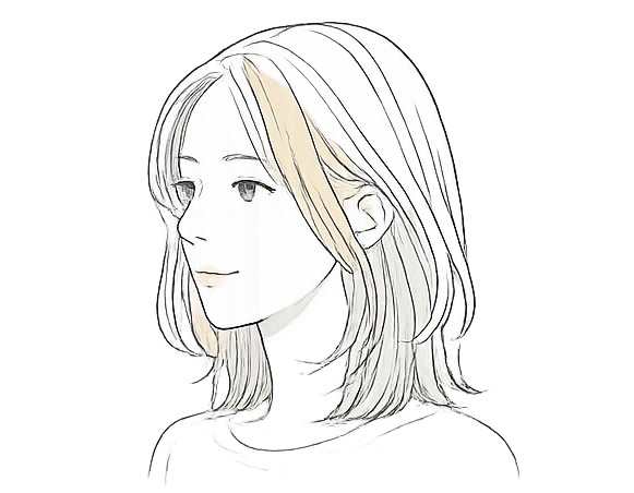 顔まわりのうねりやチリつきに悩む大人女性